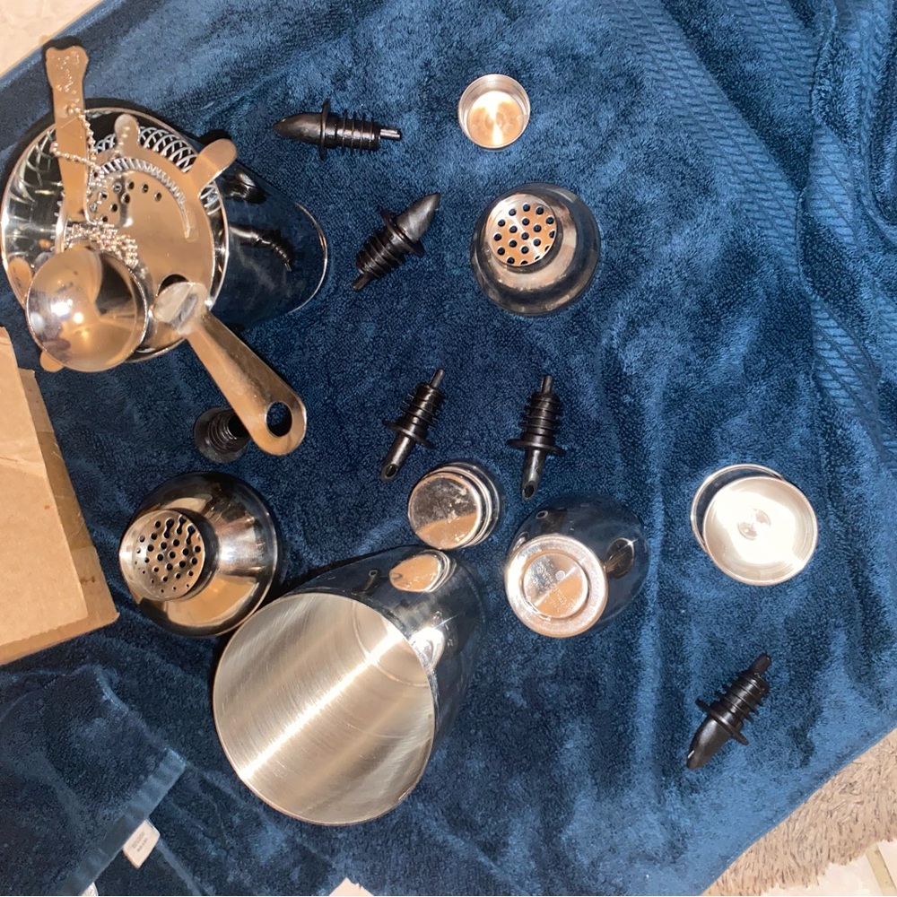 Professional bar tools drink mixing kit